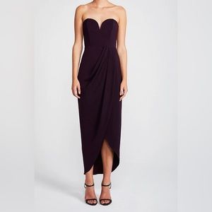 Shona Joy Core U Bustier Drape Dress